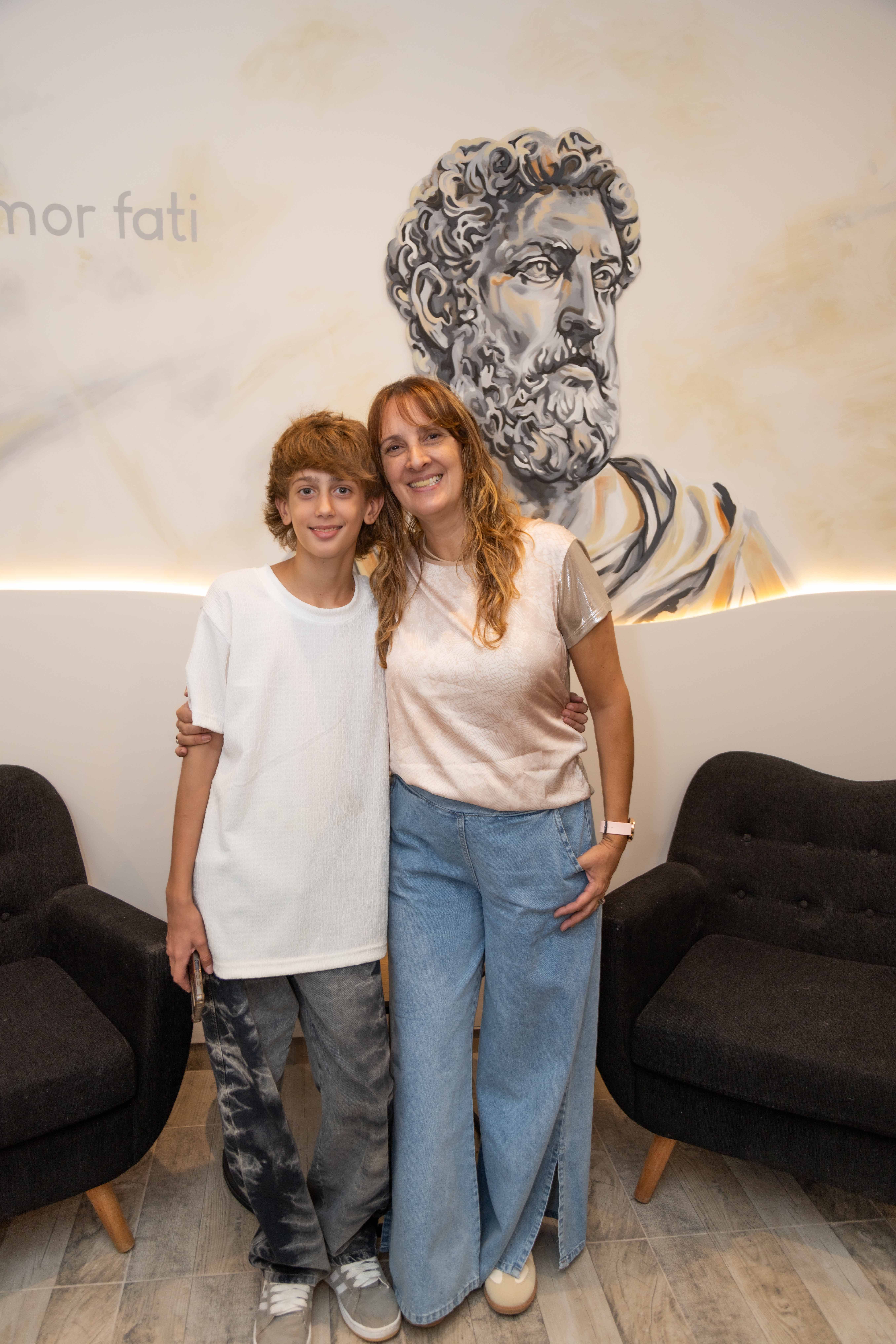 Natalia con Gaspi